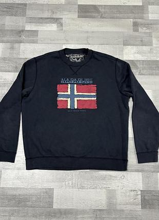 Світшот napapijiri guiro (xxl) чоловічий / свитшот мужской