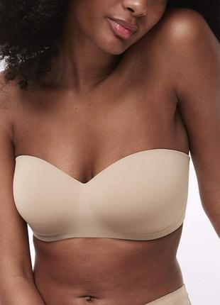 75f бесшовный формованный бюстгальтер с мультипозиционными съемными бретелями