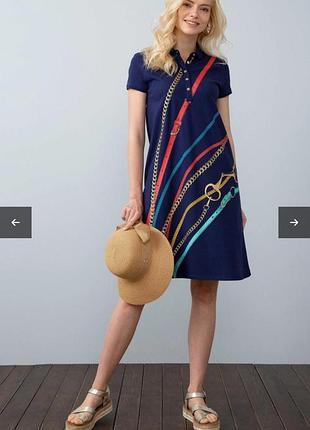 Базова сукня поло u.s polo assn принт lauren uspa