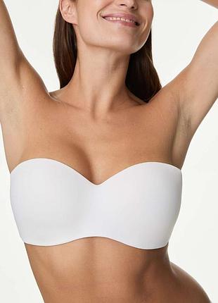 90b бесшовный формованный бюстгальтер с мультипозиционными съемными бретелями