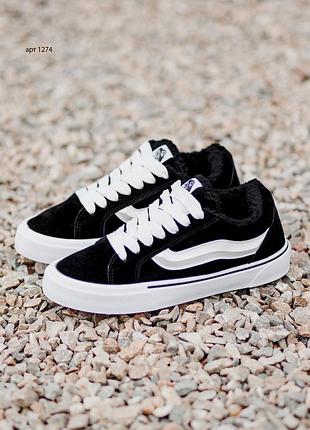 Зимові кеди 42-43 old skool black off fashion