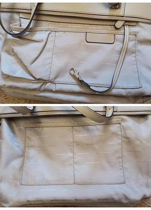 Кожаная сумка michael kors jet set 5