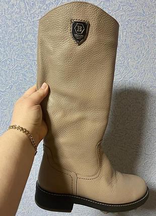 Чоботи шкіряні зимові