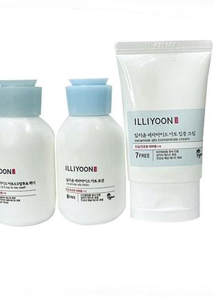 Мини набор для лица и тела illiyoon ceramide ato trial kit
