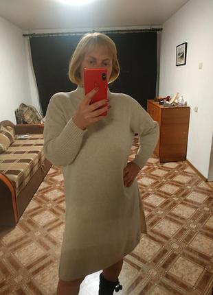 Кардиган туника длинный свитер большого размера трикотажный. батал.