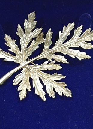 Art arthur pepper брошка серебристый лист