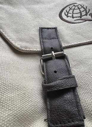 Сумка месенджер через плече, текстиль 4