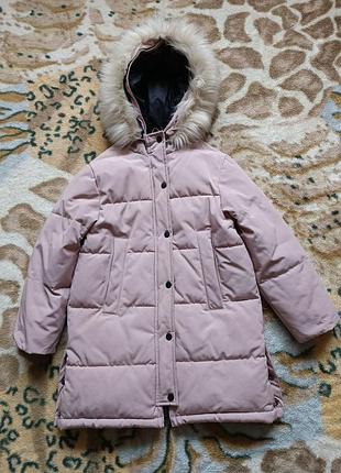 Зимняя куртка zara(р.140)