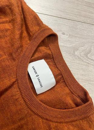 Мужской шерстяной свитер samsoe samsoe 3