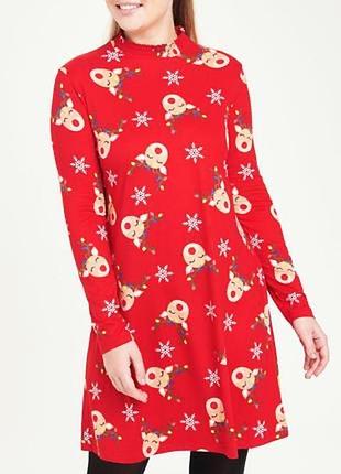 Сукня з новорічним декором