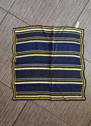 Вінтажна шовкова хустка, косинка oscar by oscar de la renta scarf , 100% шовк , корея