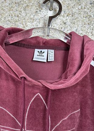 Велюрове вкорочене худі 7