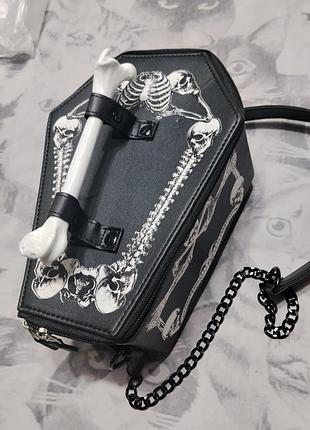 Готичекая сумка-гроб kreepsville 666