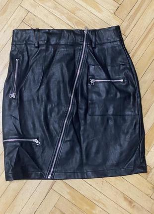 Юбка спідниця з еко шкіри с