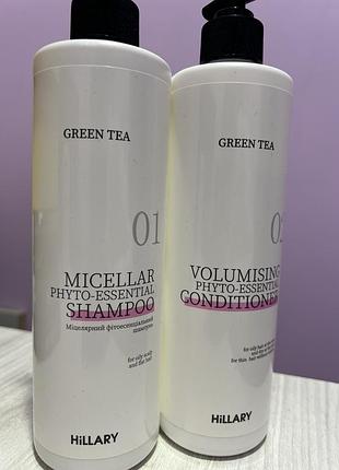 Шампунь та кондиціонер для жирного волосся, для обʼєму