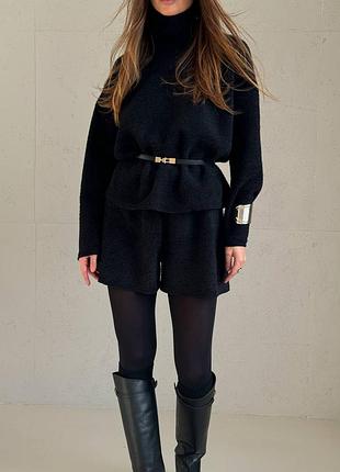 Теплий костюмчик з шортами