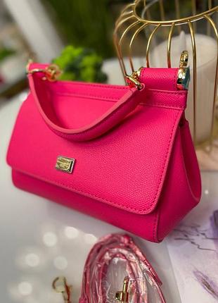 Сумка мини натуральная кожа