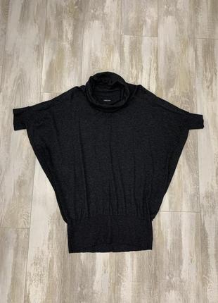 Свитер футболка из тончайшей шерсти оверсайз бренда marc cain. размер l, 5.1 фото