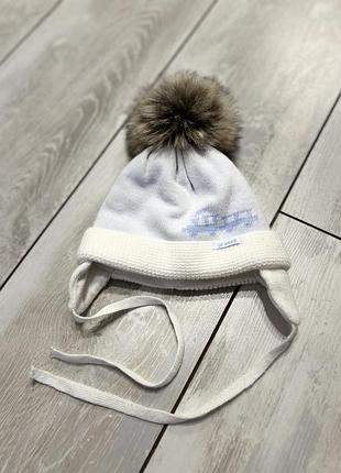 Зимова шапка для новонародженого