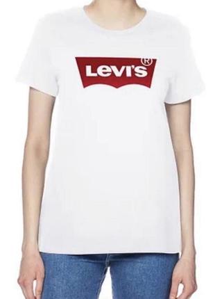 Футболка levi’s perfect tee, xl, біла, оригінал