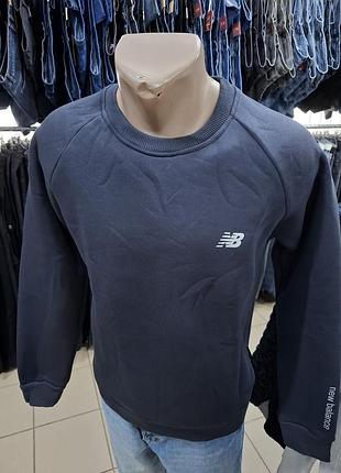 Свитшот мужской на флисе серого цвета