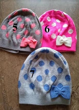 Шапка на девочку 5-9 лет