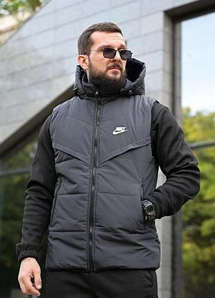 Чоловіча жилетка nk grey 4 пп8014