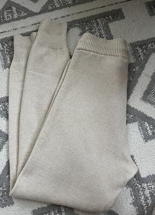 Трикотажні в'язані штани джогери