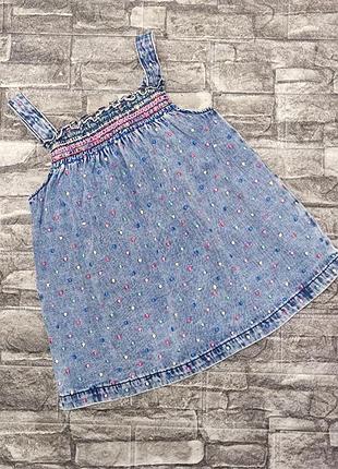 Джинсовый топ, туника