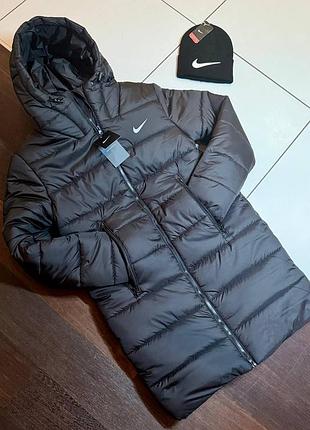 Куртка парка nike мужская зимняя + подарок шапка!
