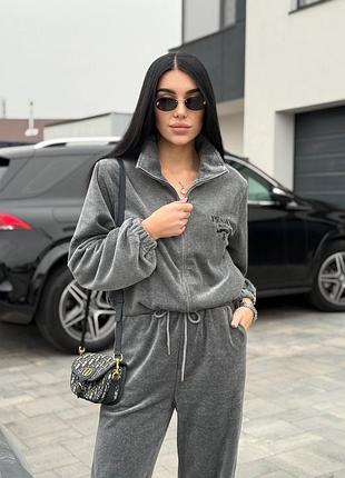 Костюм спортивний велюровий prada 7