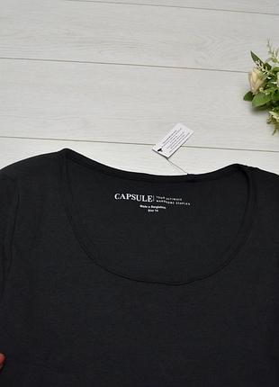 Чудова чорна базова котонова кофта capsule. 4