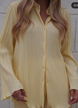 Стильная рубашка,рукав клёш