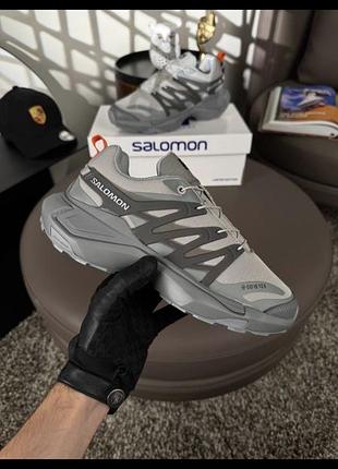 Чоловічі кросівки salomon xt pu_re gtx  light grey