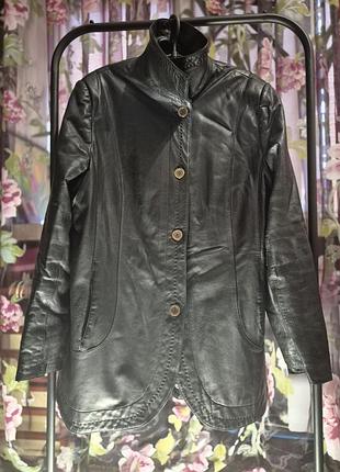 Кожаная куртка 52, 50 размера на легком синтепоне