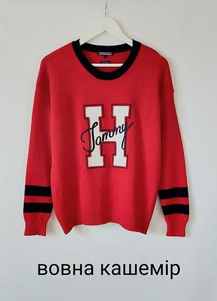 Джемпер вовна+кашемір з вишитим лого р-р 14.