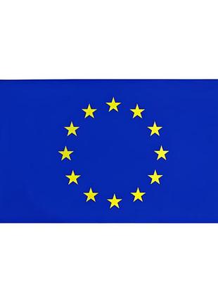Прапор європейського союзу resteq 150х90 см поліестер прапор єс прапор європи прапор (va-1430294091)