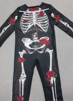 Карнавальный костюм скелет на хеллоуин