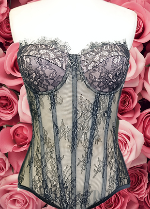 Корсет мереживний, утягуючий корсет