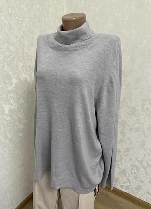 Базовий светр гольф водолазка великий розмір