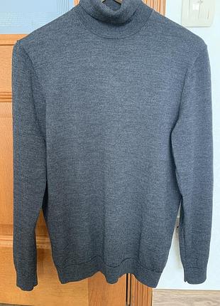 Меланжевий гольф зі 100% вовни, h&m