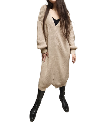 Вязаное платье оверсайз