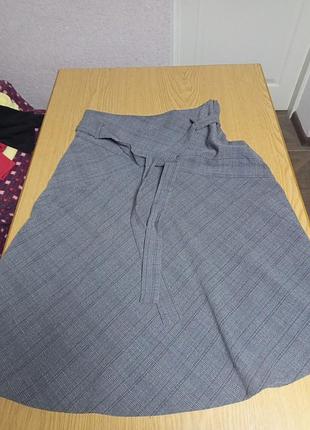 Юбка серая