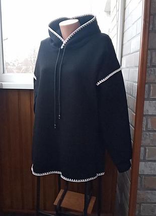 Худи женское черного цвета размер 10-12