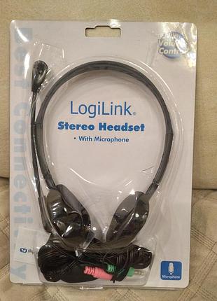 Сюстереогарнитура logilink hs0002.
