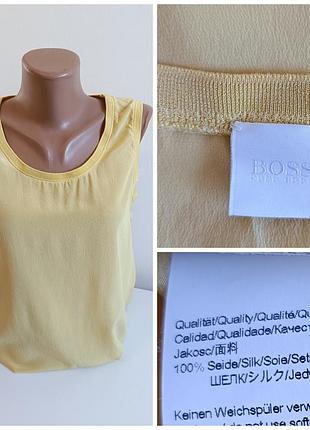 Шелковый топ hugo boss