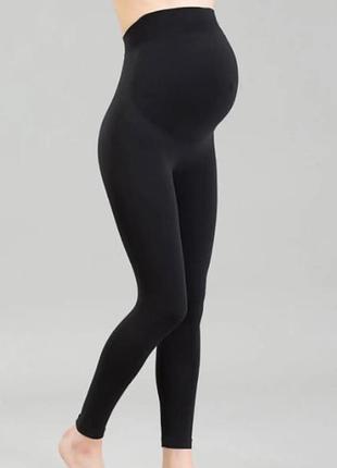 Лосини для вагітних безшовні giulia leggings mama чорного кольору розміри s/m