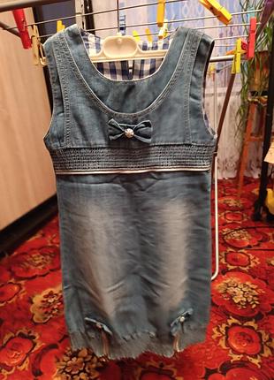 Джинсовий сарафан