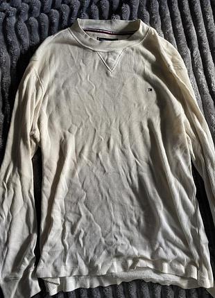 Бежева кофта чоловіча tommy hilfiger