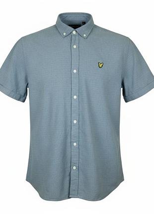 Мужская летняя рубашка lyle &amp; scott, размер л